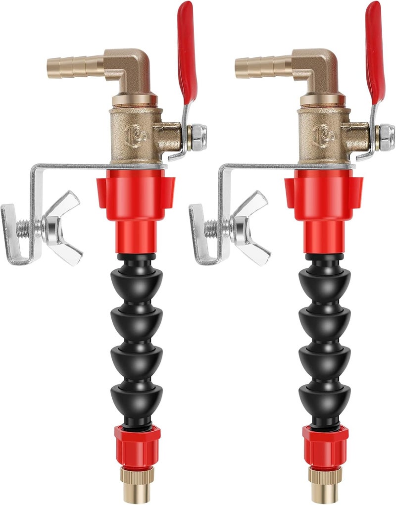 HOTBEST 2 Pcs Dust Remover Water Sprayer for Cutting Machine, Cutting Machine Misting System Water Sprayer, Universal Dust Remover System Nozzle, Coolant Misting - Image 1